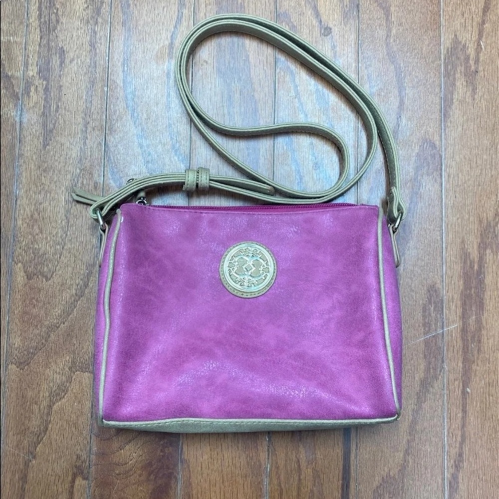 Pink crossbody purse